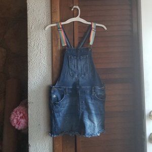 Justice Jeans denim shortalls size 18
